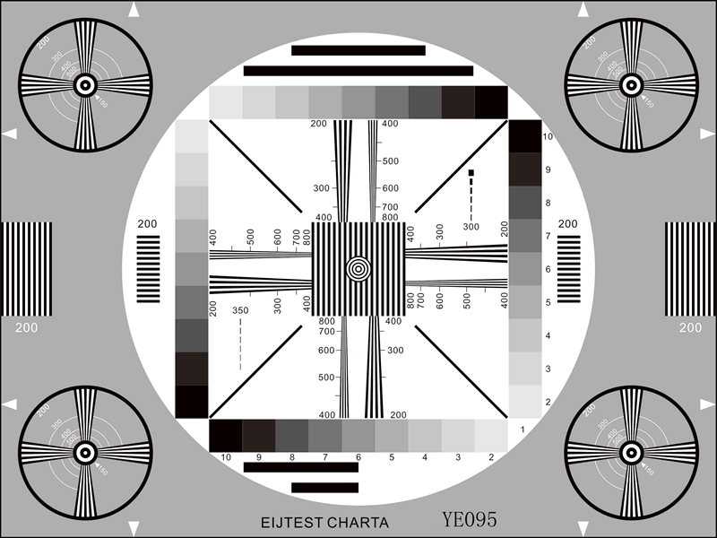 解析度綜合測試卡反射式